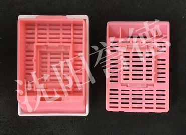 China Medio Grootteweefsel die Cassette Roze Kleur om Gatenlay-out inbedden zonder Deksel leverancier