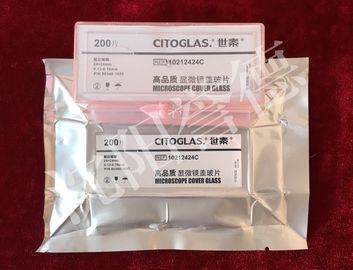China Van de Histologieverbruiksgoederen van het de microbiologieonderzoek van de de Microscoopdia Coverslips 24mm × 24mm fabriek
